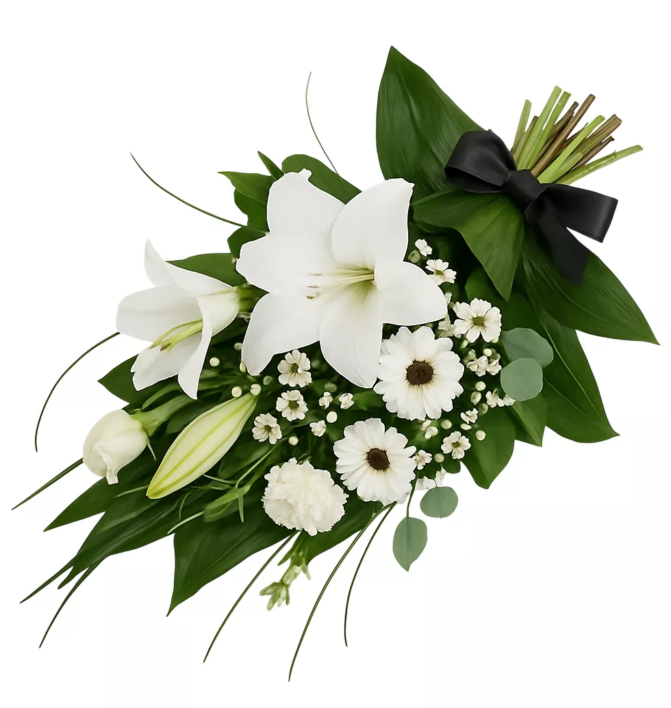 Condolences Bouquet Of White Flowers