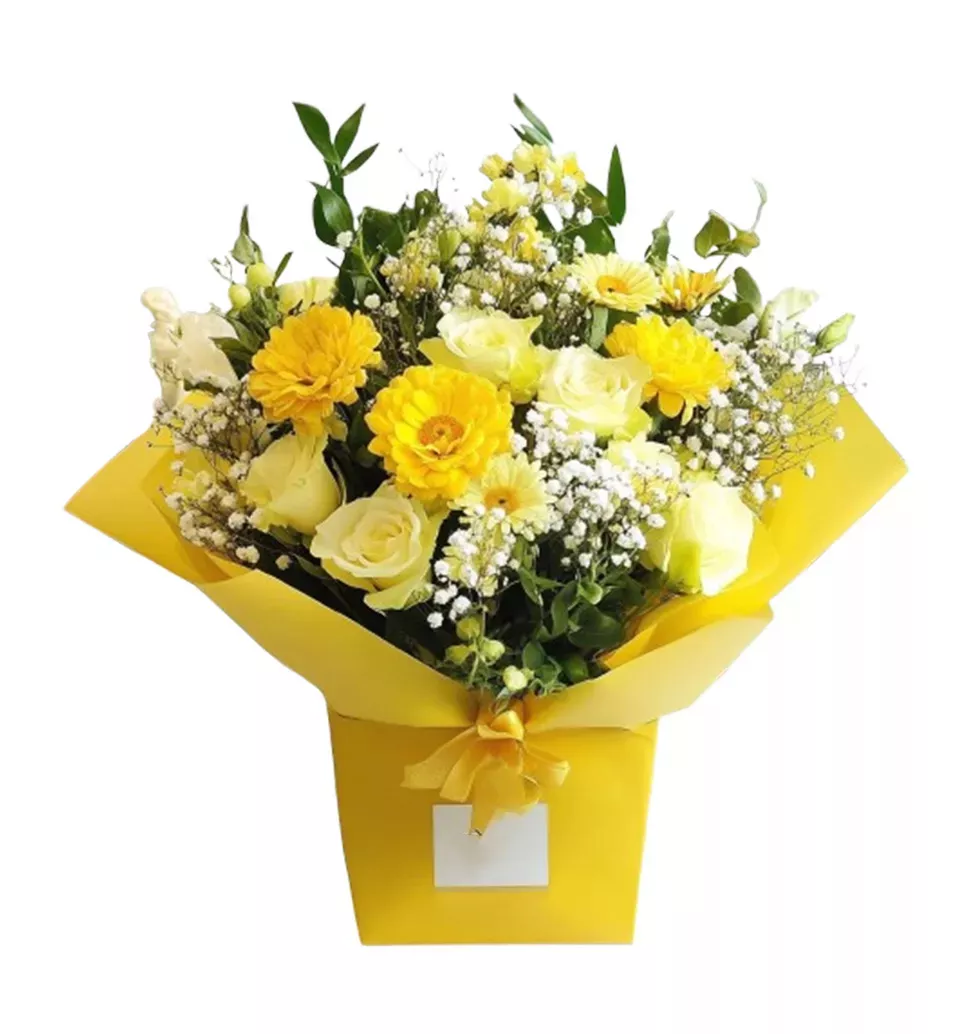 Yellow Delight Floral Bouquet