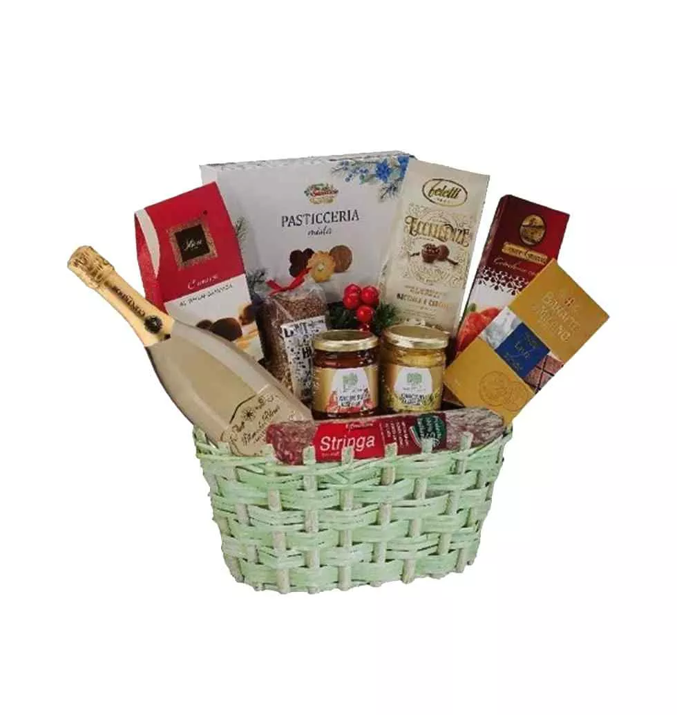 Italian Festive Delights Gift Basket