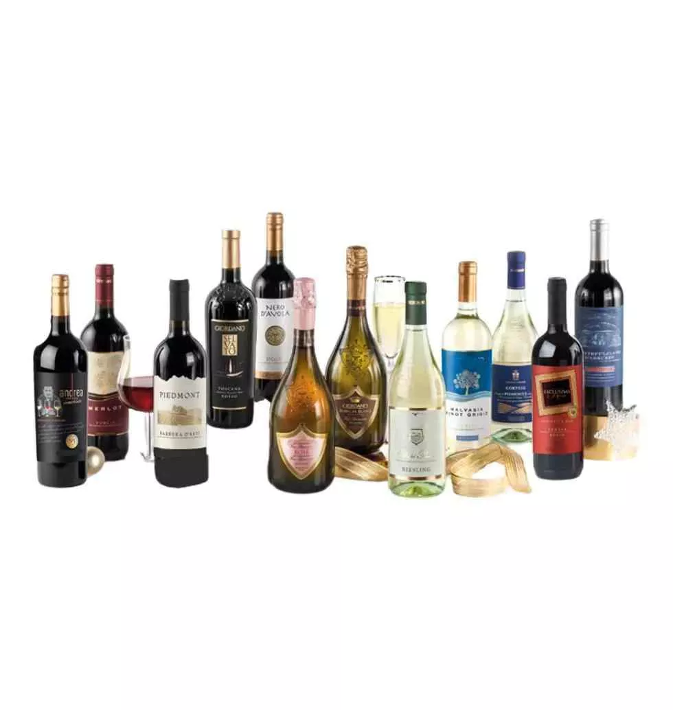 Diverse Italian Wine Selection