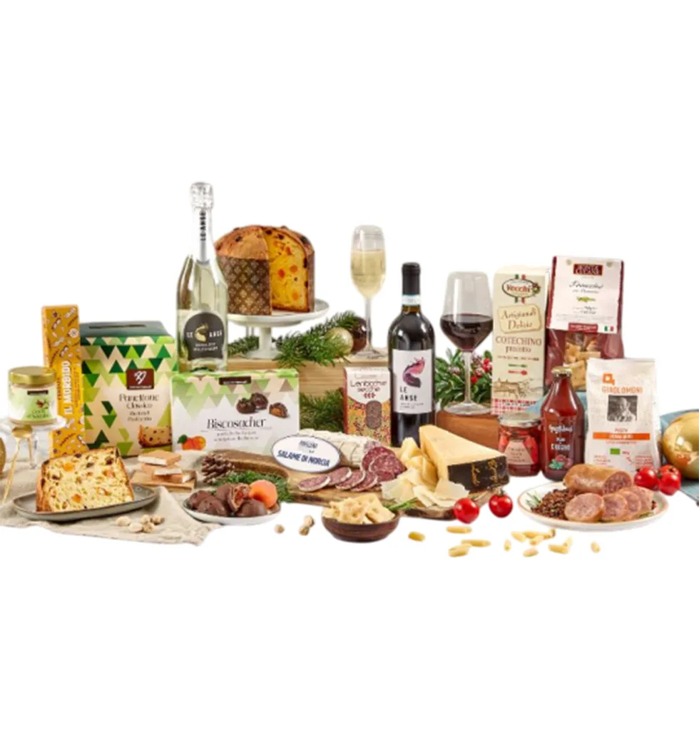Brut Sparkle & Montepulciano Feast Hamper
