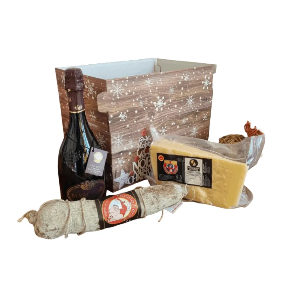 Elegant Culatello & Cheese Gift Box