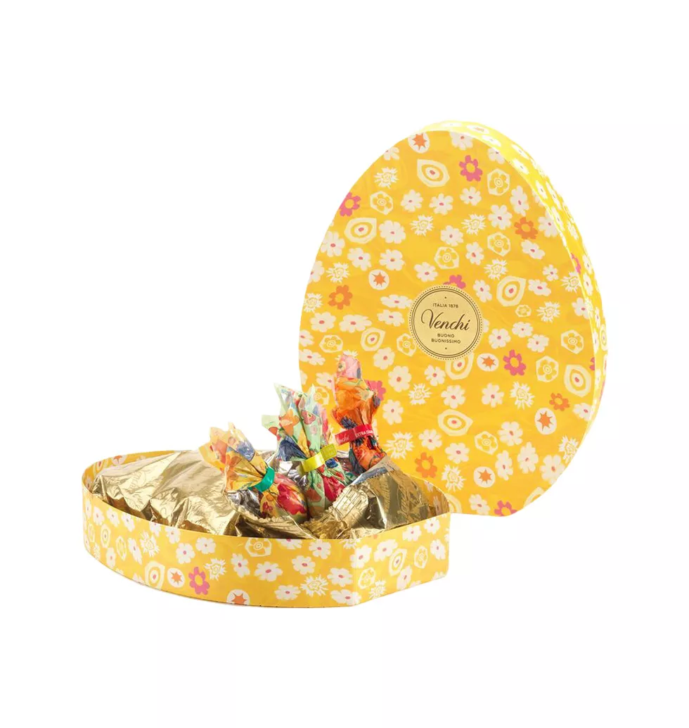Bright Yellow Egg Chocolate Gift Box