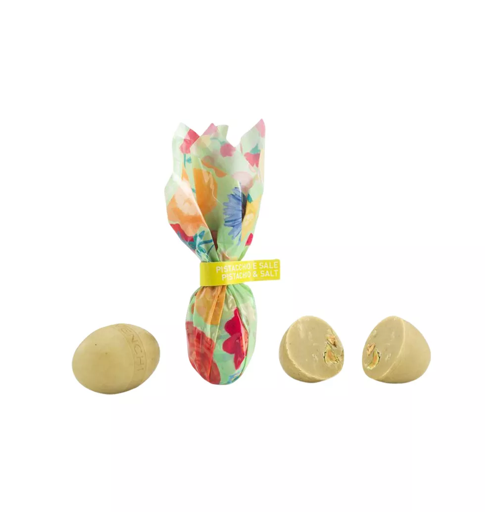 Chocolate Eggs with Roasted Pistachios (100 g)