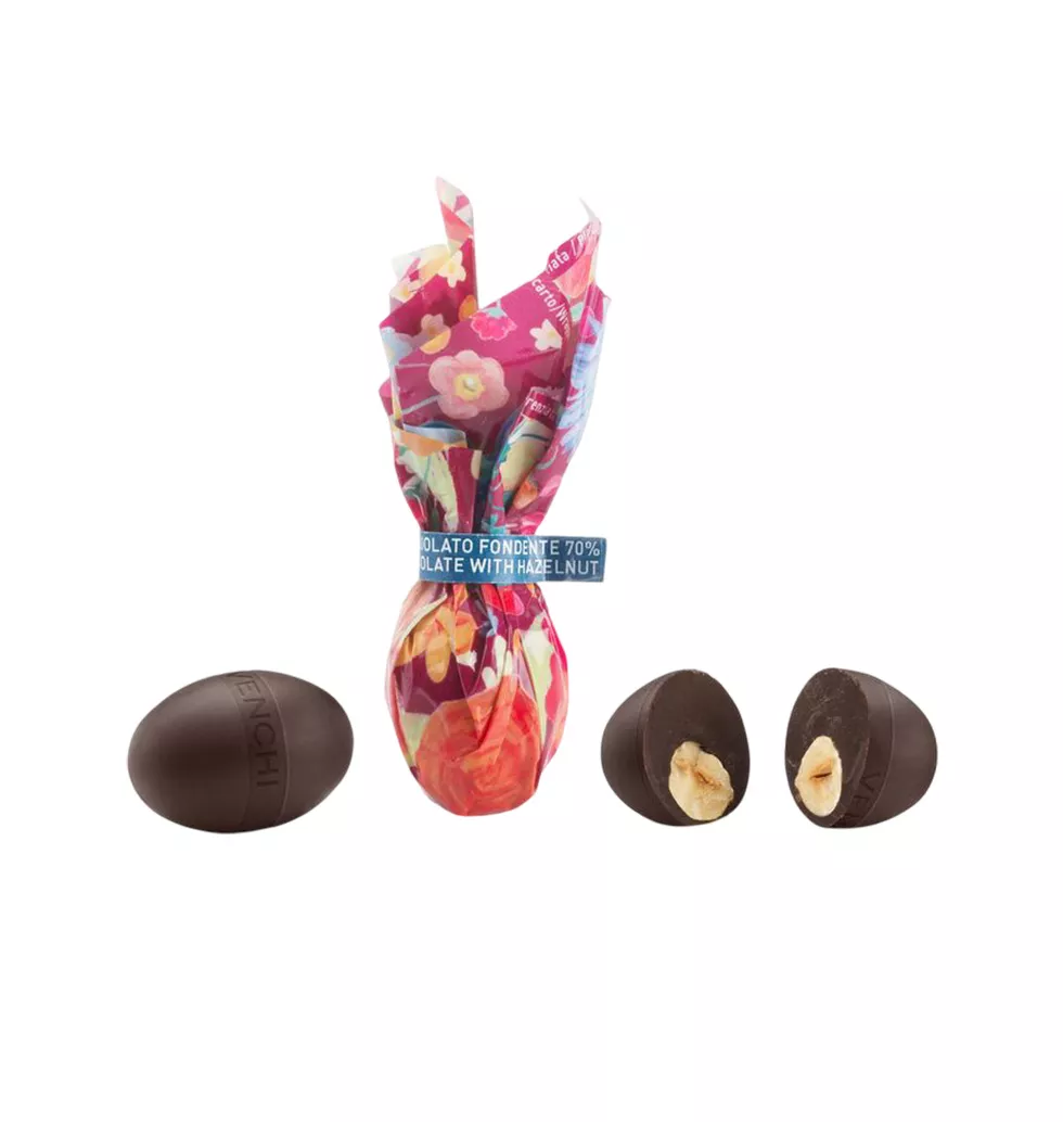 Delicious Dark Hazelnut Chocolate Eggs (100g)