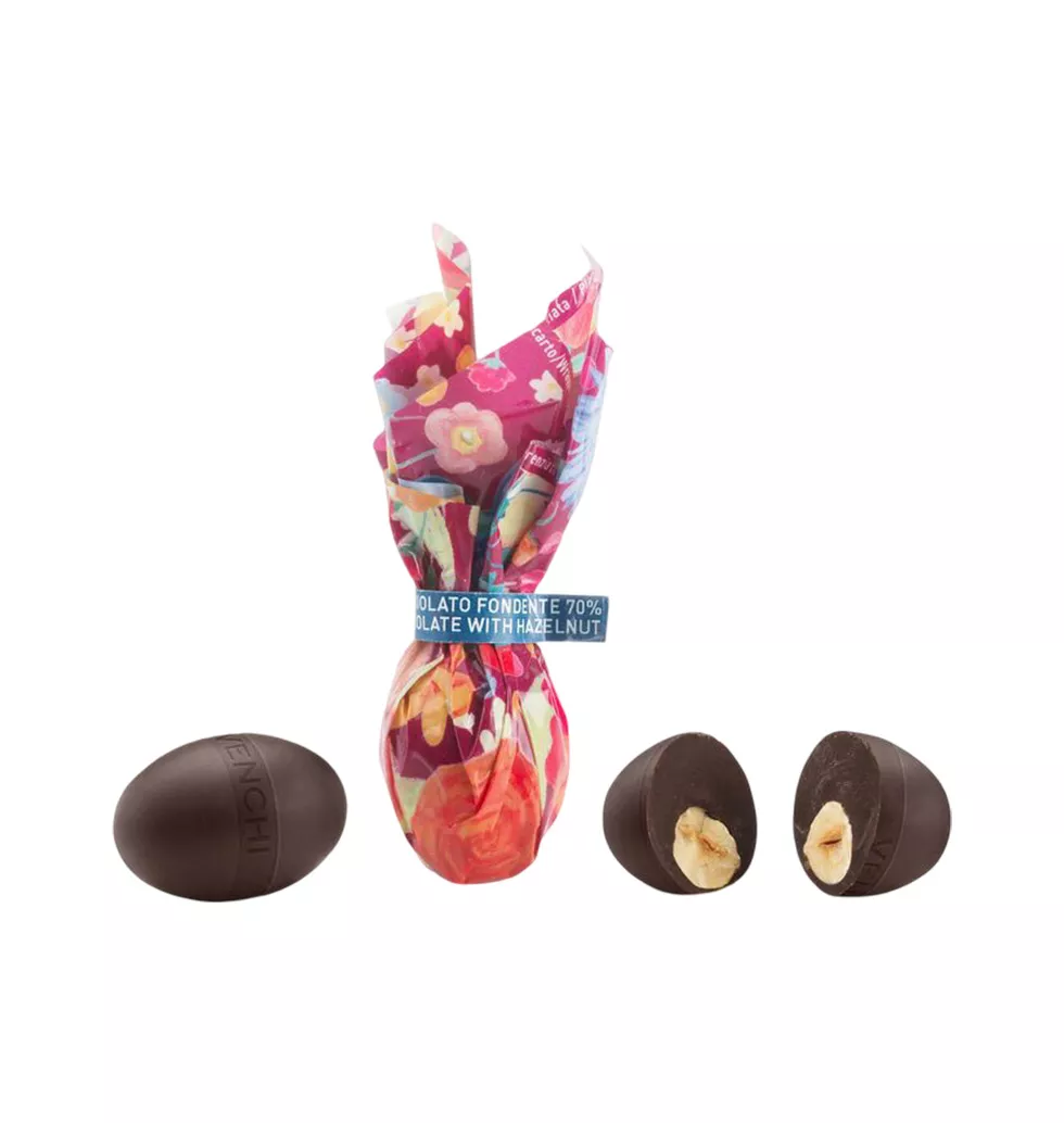 Intense Dark Chocolate Hazelnut Eggs Treats