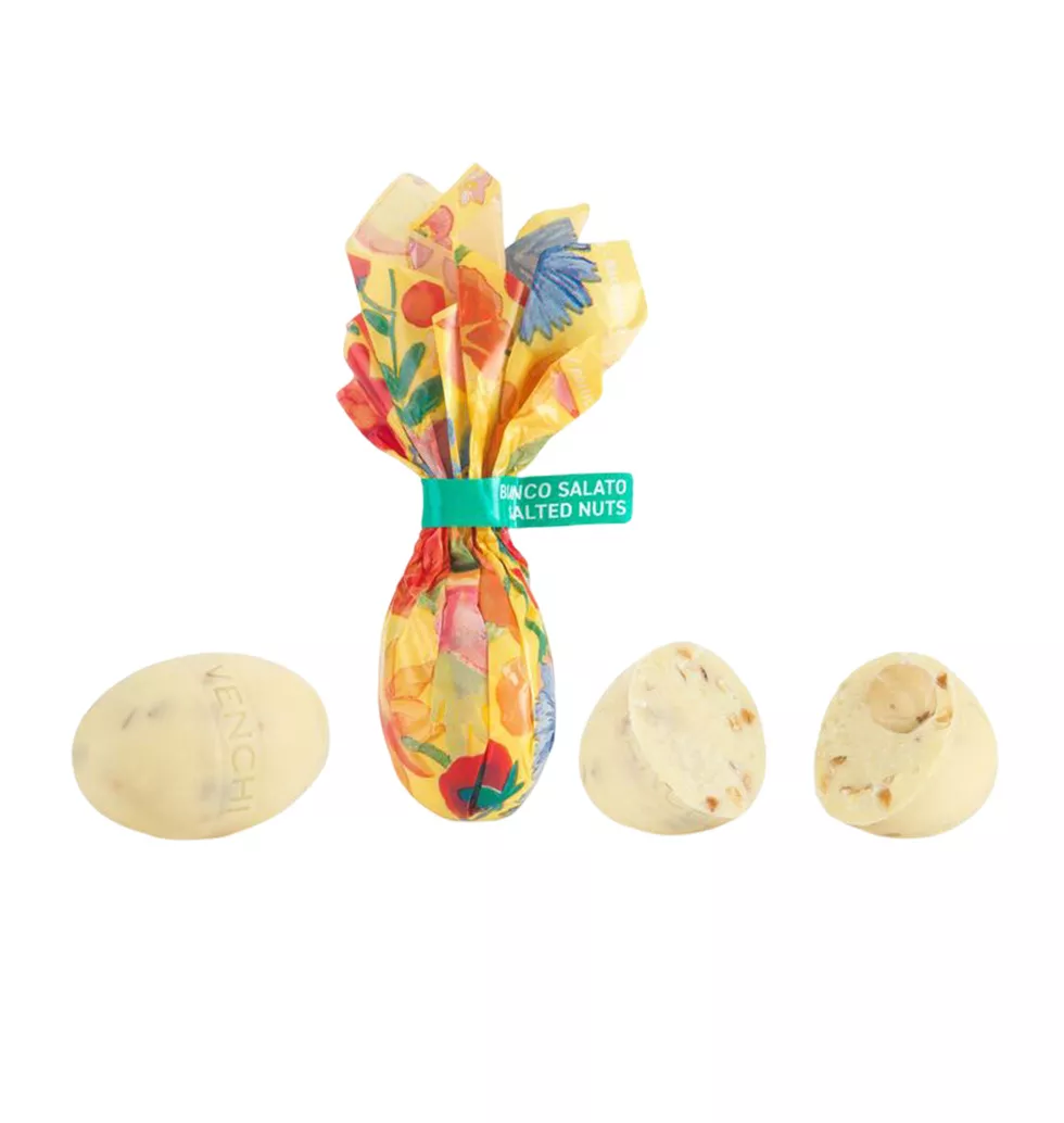Delicious Tufted Salted White Chocolate Eggs