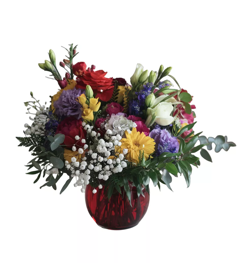 Elegance of Fresh Flower Arrangement