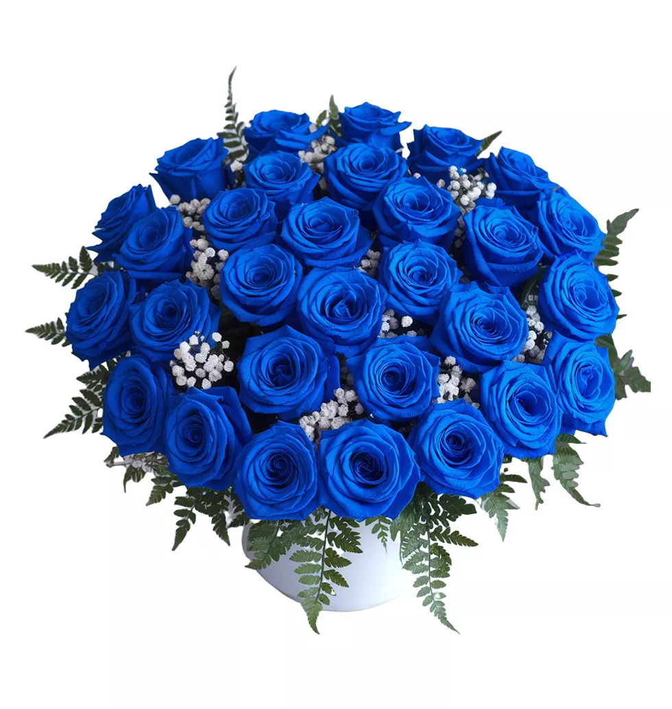 Enchanting Blue Rose Bouquet
