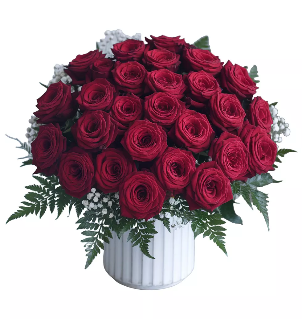Heartfelt Roses Arrangement