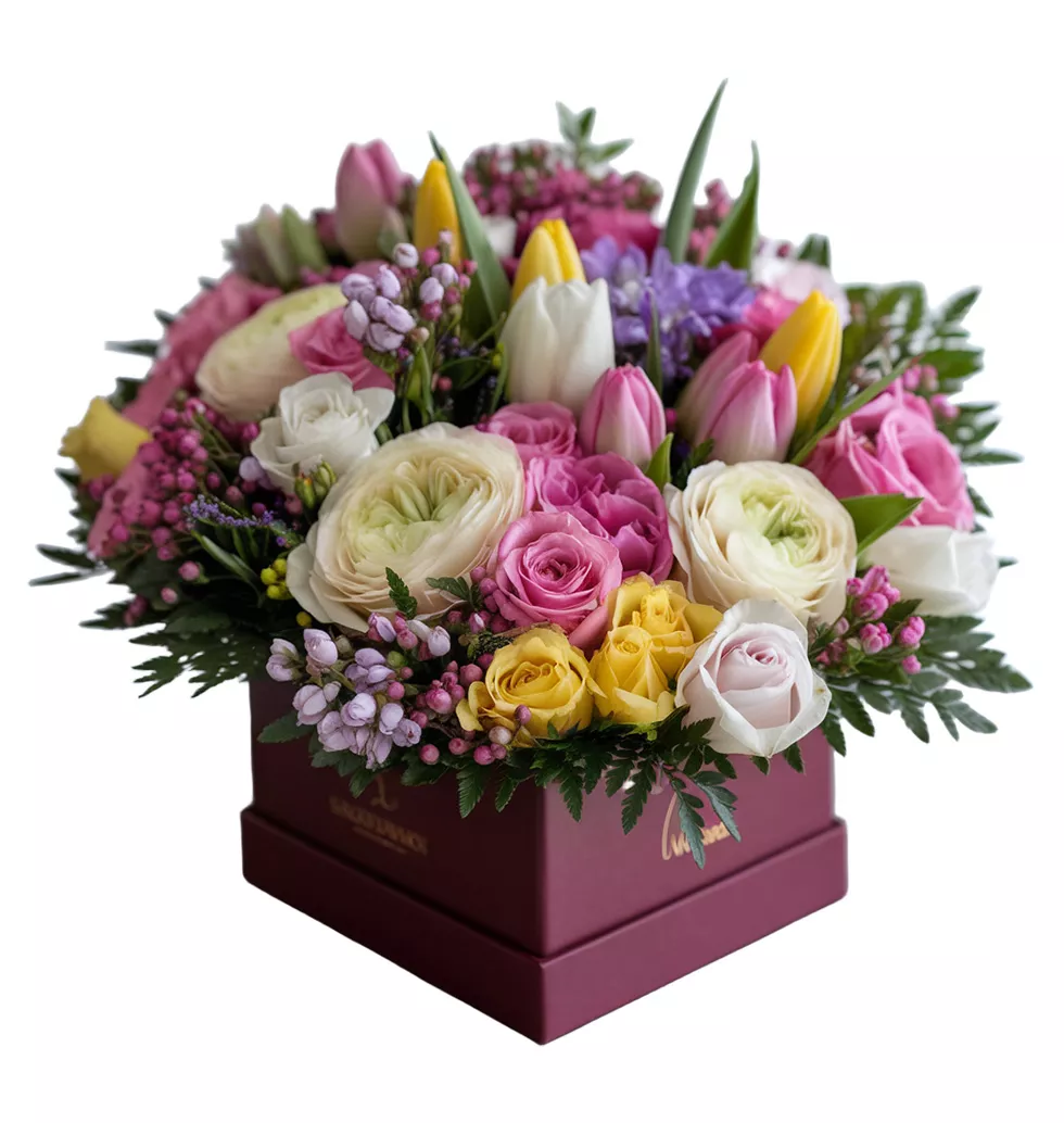 Artistic Seasonal Floral Centerpiece