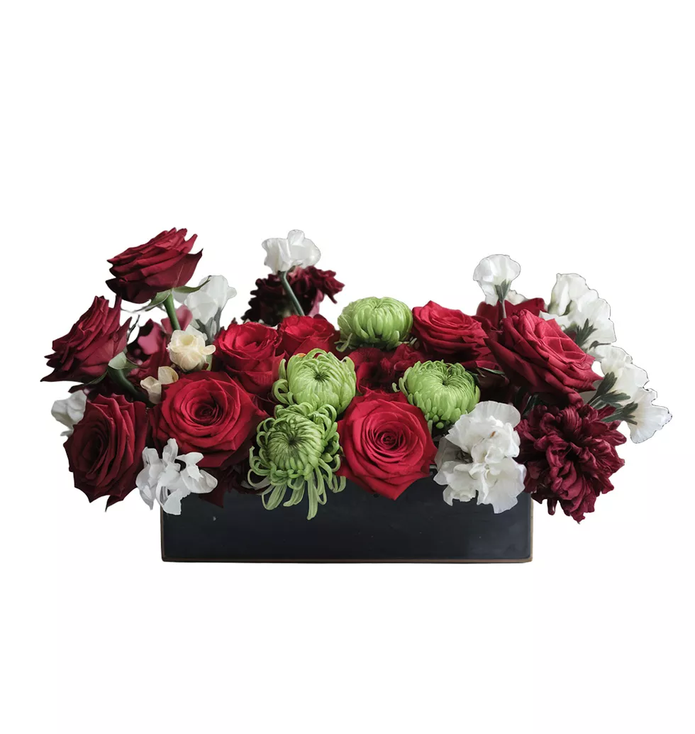 Romantic Flowers Centerpiece