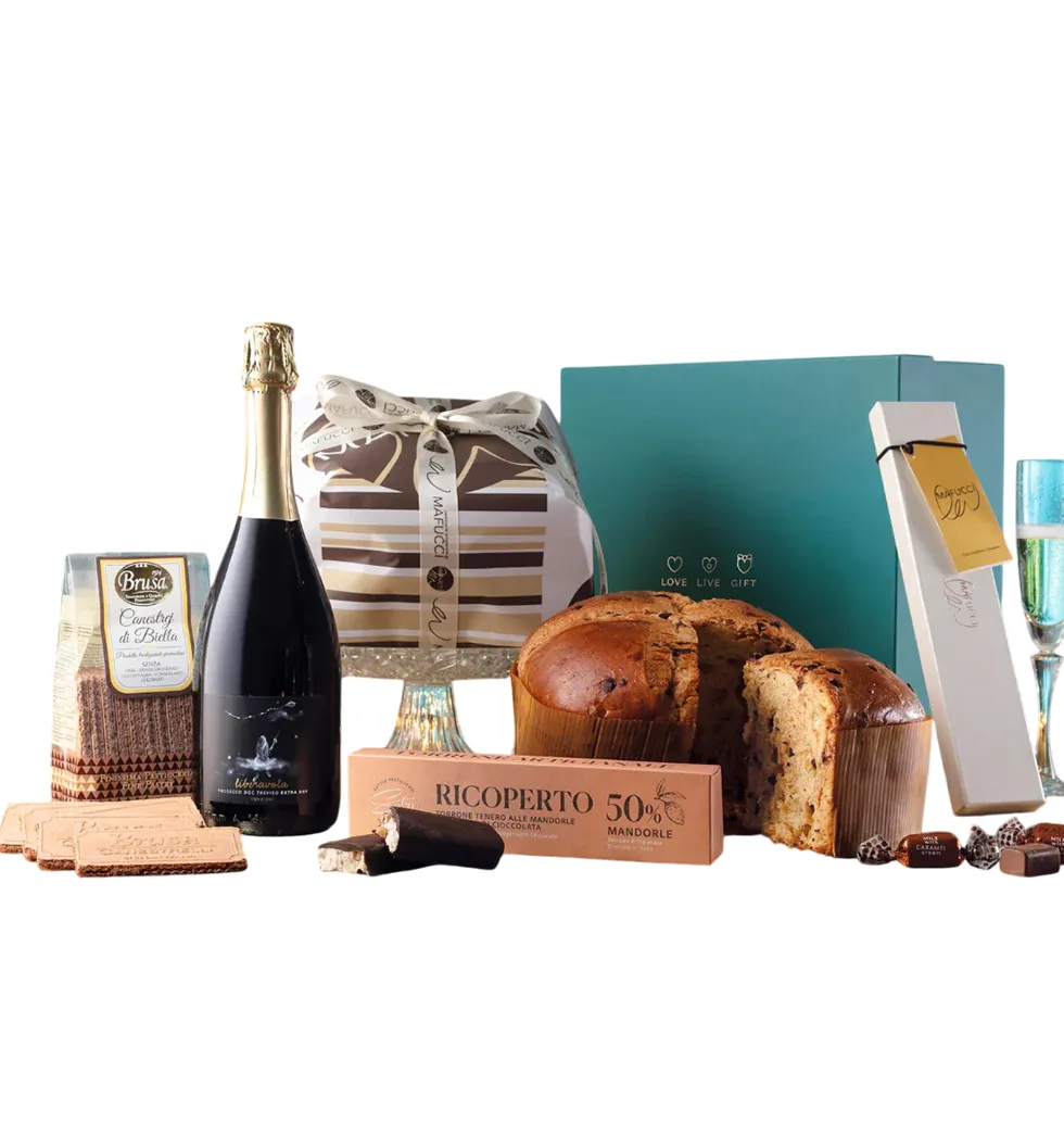 Elegant Italian Treats & Sparkle Hamper