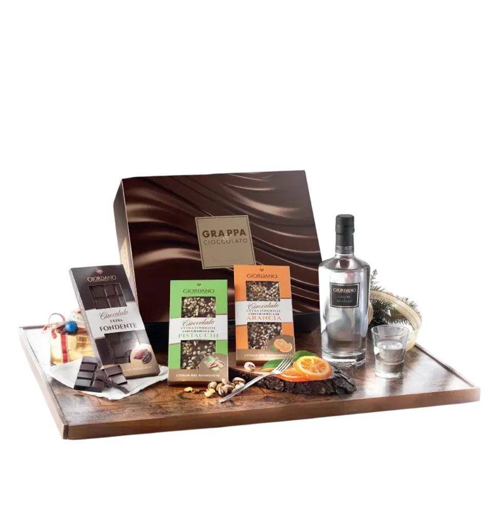 Decadent Chocolate & Grappa Hamper