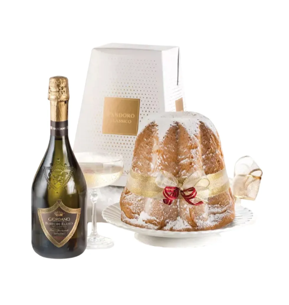 Holiday Sparkling Wine & Pandoro Set
