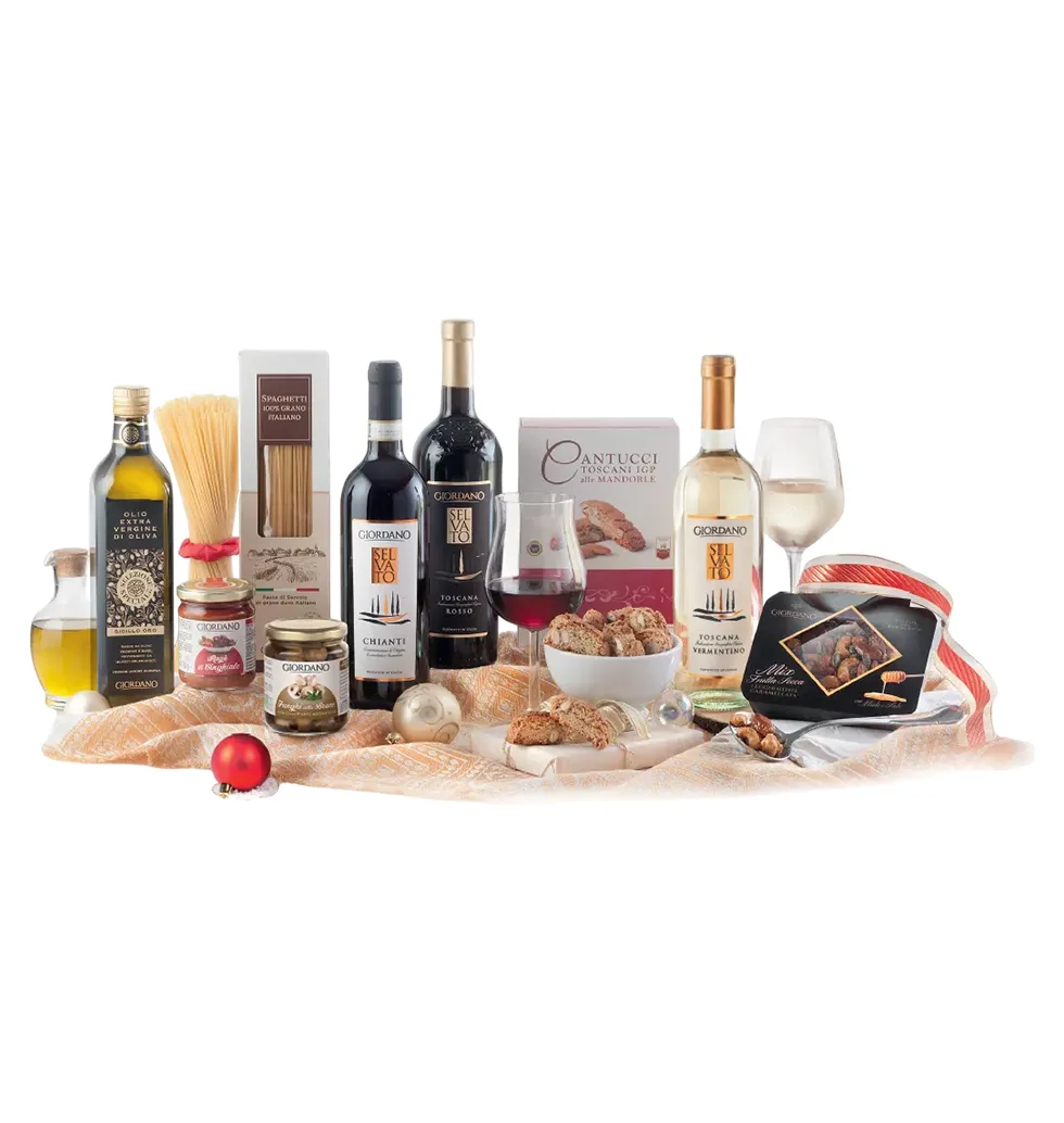 Gourmet Italian Pasta & Wine Hamper
