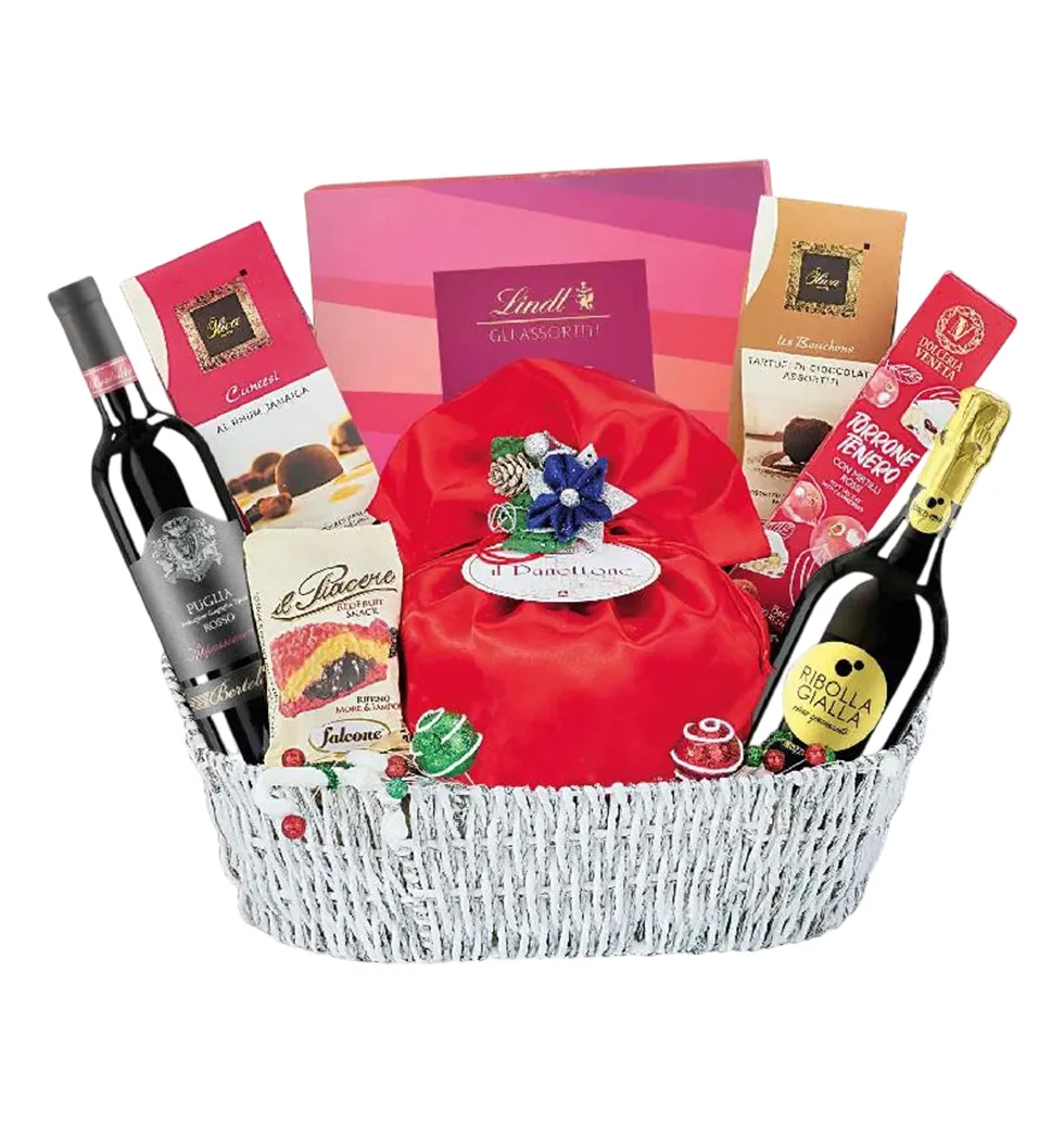 Italian Sparkling Wine & Gourmet Indulgence Hamper