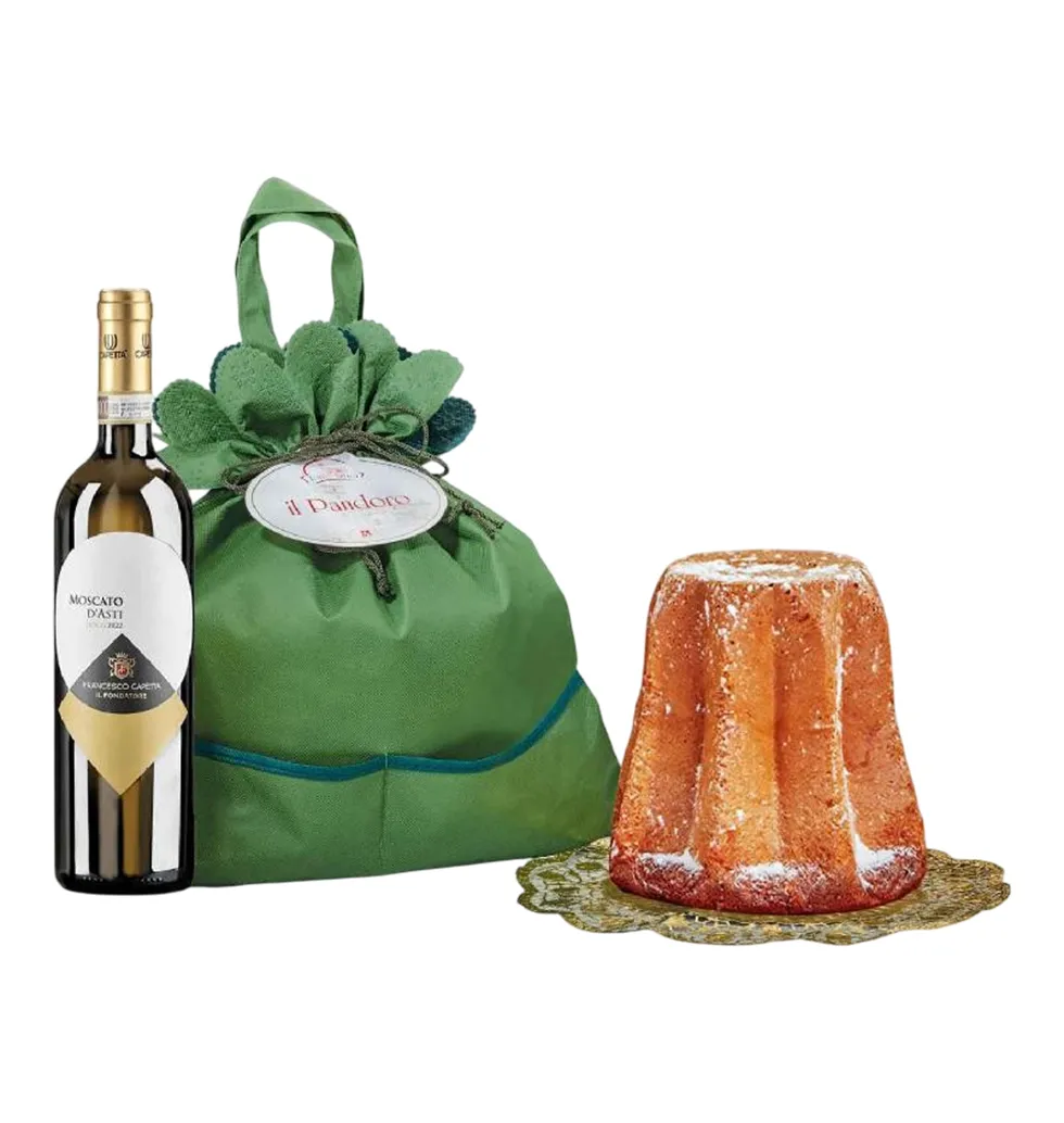Pandoro and Moscato Celebration Set