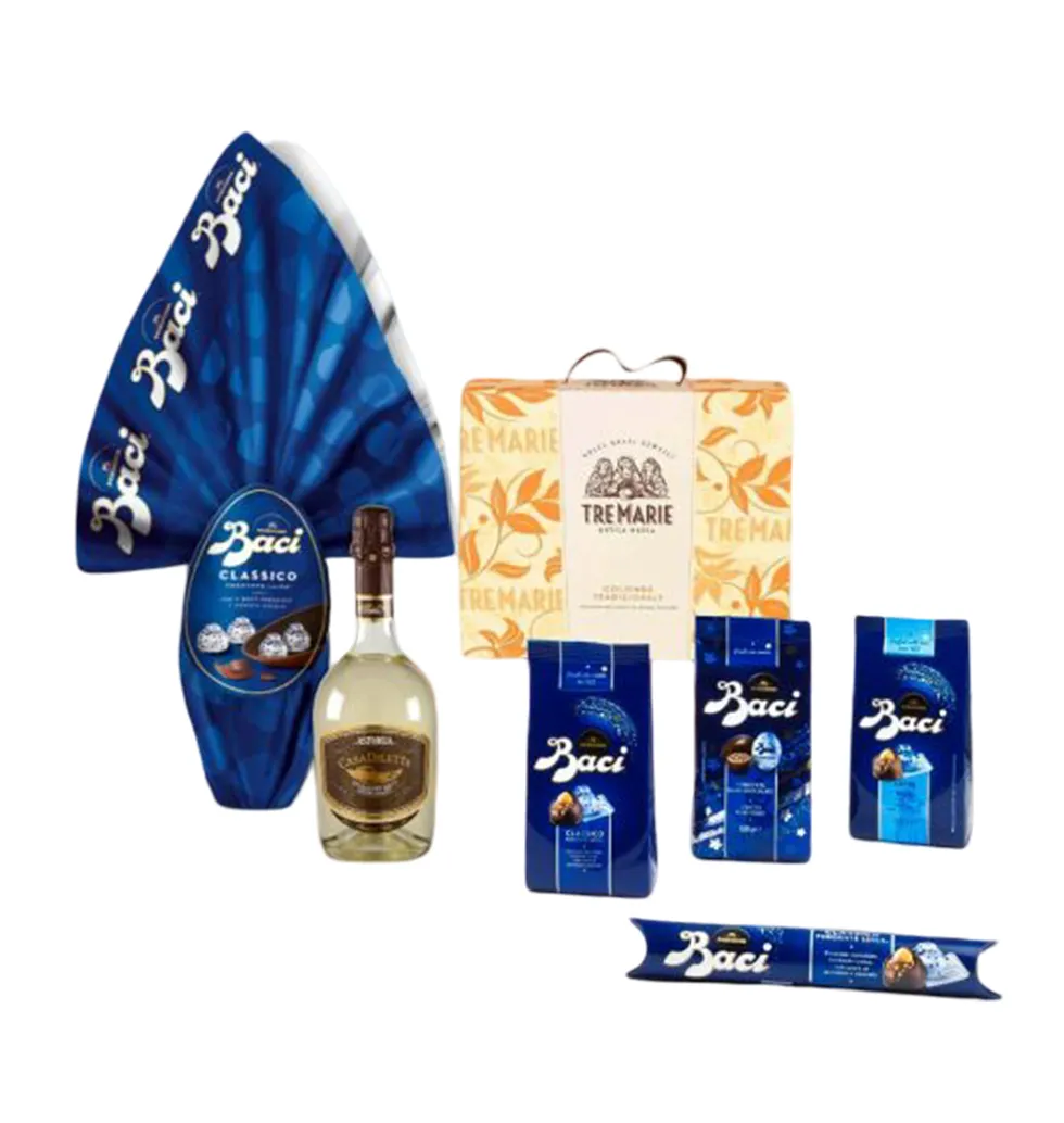 Easter Elegance - Baci Chocolate Basket