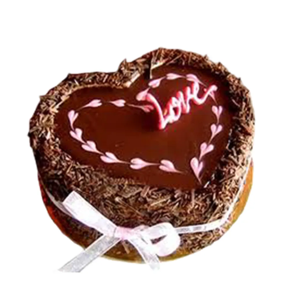 Chocolate Love Surprise cake