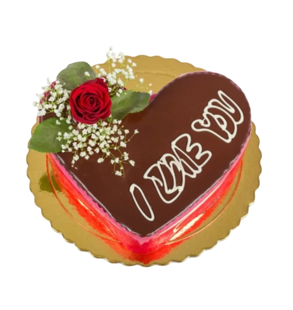 Love's Sweet Embrace Cake